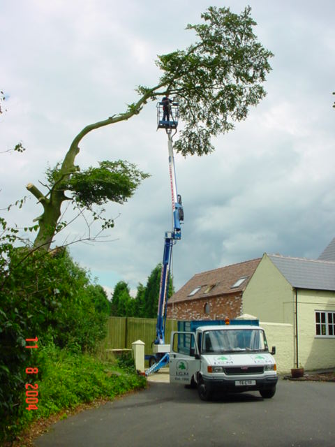 Controlled Dismantling Over Buildings